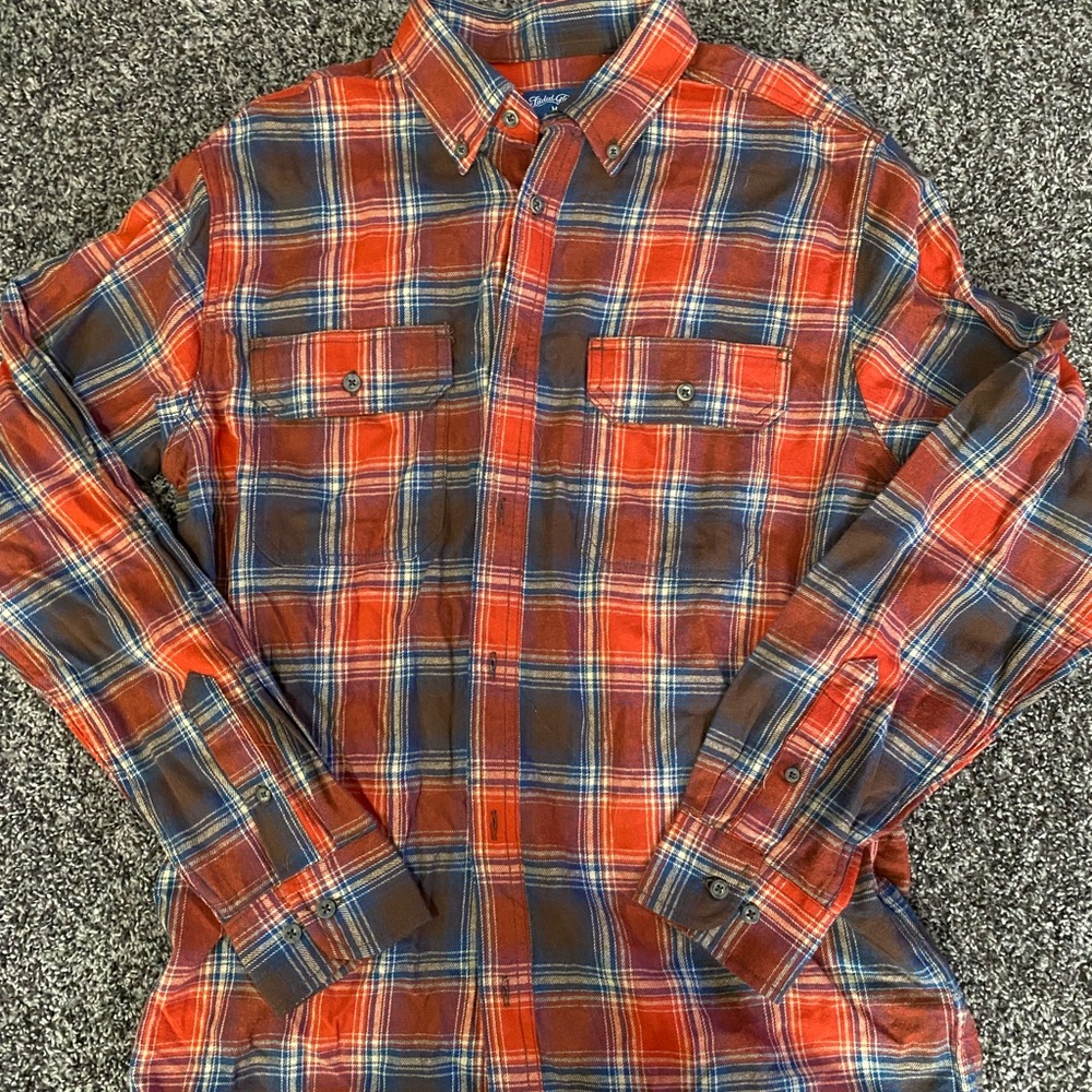 Red flannel shirt